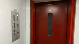 WELL PRESERVED original 80s Končar elevator at Ul. Stjepana Gradića 7, Zagreb, Croatia
