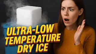 Process of making ultra-low temperature dry ice in a Korean mass production factory