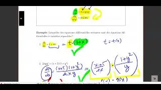4. &Eacute;quations Diff&eacute;rentielles au C&eacute;gep : D&eacute;finitions, Variables S&eacute;parables et Exemples concrets