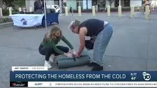 ABC 10: Protecting the Homeless From the Cold; Lucky Duck Foundation coats reducing encampment fires