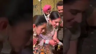 Anant Ambani CALLS Radhika Merchant & introduces her to a cafe owner during their reception 🤩