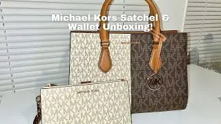 Unboxing My New Michael Kors Satchel & Wallet!