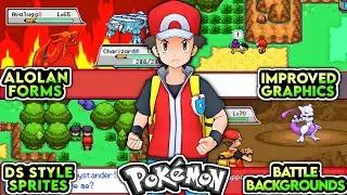 Взлом Pokemon GBA ROM с графикой в ​​стиле NDS, наборами тайлов, всеми формами региона Алола, сложными сражениями в спортзале и многим другим!