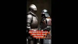 Knight Weapons vs Samurai Weapons: Who Was Deadlier? #historyshorts #history #ytshorts #worldhistory