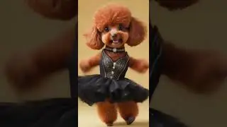 Poodle Motor Dance #dance#poodle#trending @Furgiggle