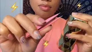 ASMR | Plucking Away Your Negative Energy ⚡️⚡️