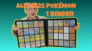 Alle 1025 Pokémon i 1 Binder!