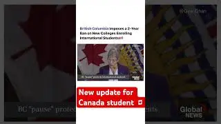 Canada stop student visa 🇨🇦? #abroadstudies #canadaimmigration #indianstudy #immigration #abroad