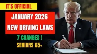 Now Official: Seven New U.S. Driving Laws Begin in January 2026 &mdash; Seniors 65+ Must Pay Attention