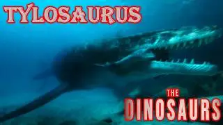 the dinosaurs Tylosaurus screen time