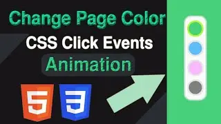 Click to Change Background Color | HTML & CSS Only (No JavaScript)