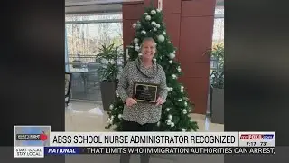 ABSS school nurse administrator recognized