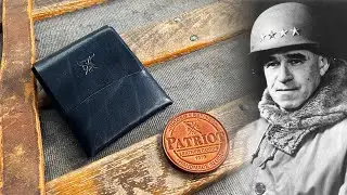 The wallet named after General Omar Bradley (Patriot Leather Goods The Bradley stitchless wallet)