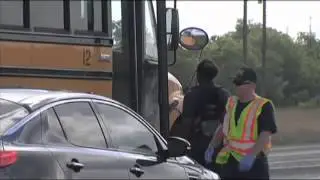 Van driver cited in PA school bus accident