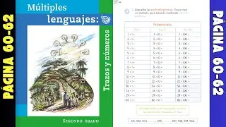 Múltiples lenguajes: trazos y números página 60 a 62 │Multiplicaciones por 10 y 100 (segundo grado)