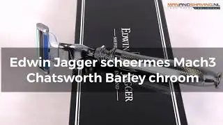 Edwin Jagger scheermes Mach3 Chatsworth Barley chroom