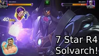 7 Star Rank 4 Solvarch Gameplay! Great Even Against Not Mutants! | Marvel Contest Of Champions