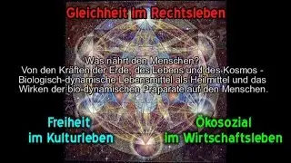 Was n&auml;hrt den Menschen? Biologisch Dynamische Pr&auml;parate als Heilmittel. Dr.Christine Saahs