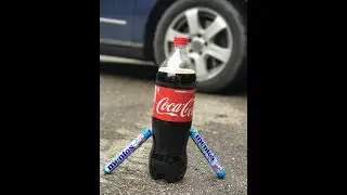 EXPLOSION EXPERIMENT: CAR VS COKE + MENTOS