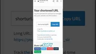 Long Link ko Short link kaise Banaye | #shorts