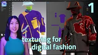PART 1 - How to Texture Digital Fashion -  Organising UV's in Clo3d