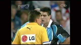 Chris Beattie punches Wayne Bartrim - Sharks vs Dragons KING HIT!!! 2001