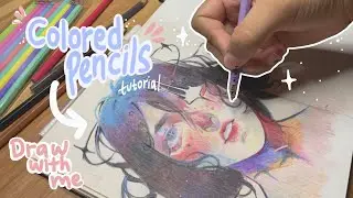 Tutorial Cómo pintar con lápices de colores | Colores de madera