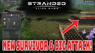 Found a survivor & we get a huge attack! - Stranded Alien Dawn S2 - Ep20