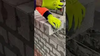 Here's the simple reason why these granite bricks are installed horizontally and neatly#construction