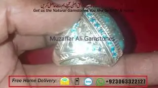 turquoise stone rings design for men | silver ring handmade design collection new 2019