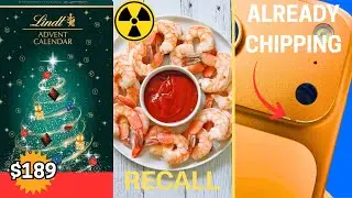 5 Foot Advent Calendar, Shrimp Recall and iPhone 17 Pro Chipping