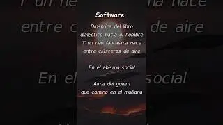 Software #poesiavisual #poemasescritos #poemainedito #poema #poemas #poesia #booktube #popular #poet