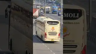 TRIVANDRUM - BANGALORE shyamoli paribahan New service🤩Srini anna km wheels💥#shorts #volvo #shyamoli