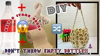 WARNING ⚠️ Don't Throw Away Plastic Bottles After Watching This ‼️#diy @CrafteeFairy 
