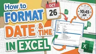 How to Format Date and Time in Excel ?