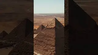 Pyramids of Giza Drone View 🇪🇬 | Epic Aerial of Sphinx, Cairo & Desert in 4K #Pyramids #travel