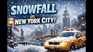 A Wonderful Snowfall in New York City &ndash; Young Experts ❤️