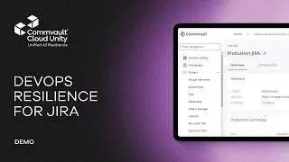 Unified DevOps Resilience: Jira Backup with Commvault | Demo