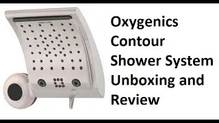TikTok shower head Oxygenics Contour 6-Setting Shower System unboxing and review