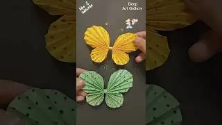 How to make Butterfly with paper 🦋 #deepartgallery #shorts #viral #art #diy #craft #butterfly #paper