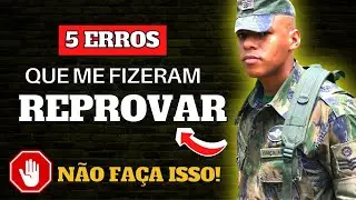 QUEBREI A CARA! 5 Erros que me Reprovaram no Concurso da ESA e EEAr [Triunfo Militar]