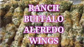 SUPER SAUCY🤤RED HOT 🥵 ✨BUFFALO RANCH CHICKEN WINGS✨ RECIPE VIDEO ✨COOKBANG✨