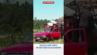 Desalojan toma en sector Colico Norte