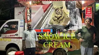 Snow Ice Cream Bareilly |Bareilly Street Food |Fruit Ice Cream |Bareilly Barfi Ice Cream #icecream