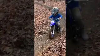 4 YEAR OLDS FIRST DAY ON YAMAHA PW50