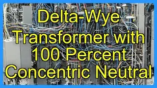 Delta-Wye Transformer with 100 Percent Concentric Neutral