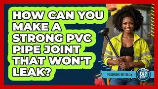 How Can You Make A Strong PVC Pipe Joint That Won't Leak? - Plumbing DIY Daily