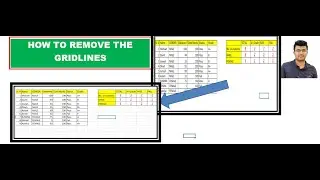 HOW TO REMOVE GRID LINES IN EXCEL, HIDE GRIDLINES, HIDE BORDER LINES