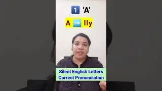 Silent English Letters - Correct Pronunciation | shorts | #shorts #englishshorts #edusolace #english
