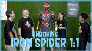 Unboxing Statue Iron Spider The Infinity Saga Lifesize 1:1 (Queen Studio) di My Happy Place